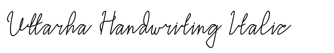 Uttarha Handwriting Italic